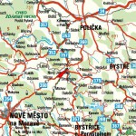 Mapa Vysočina